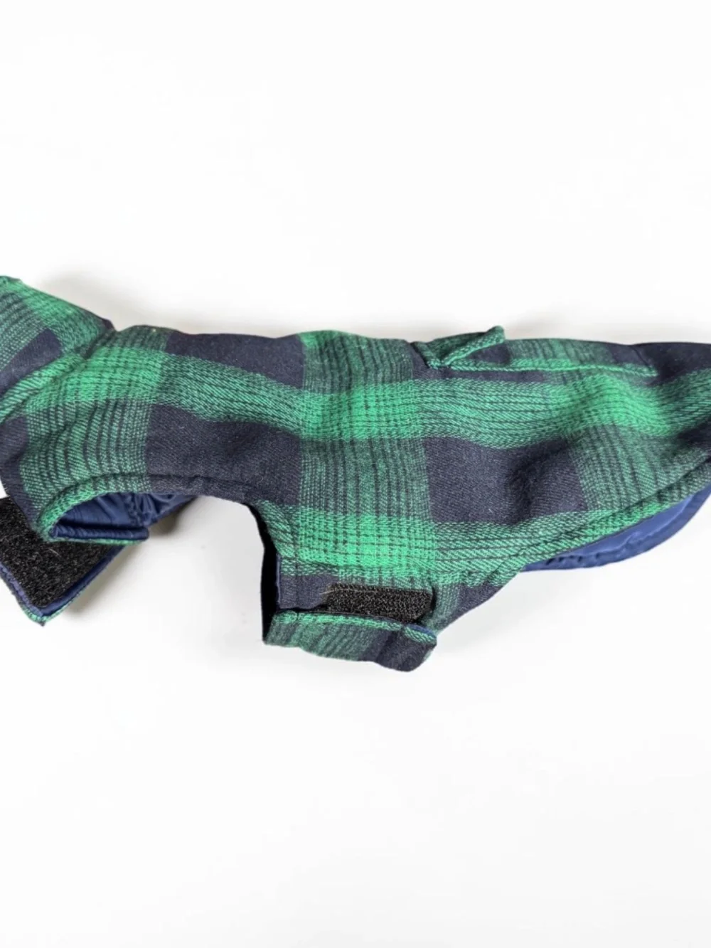 Kuoser Reversible Dog Winter Coat Small NWT Green Plaid Puppy Jacket